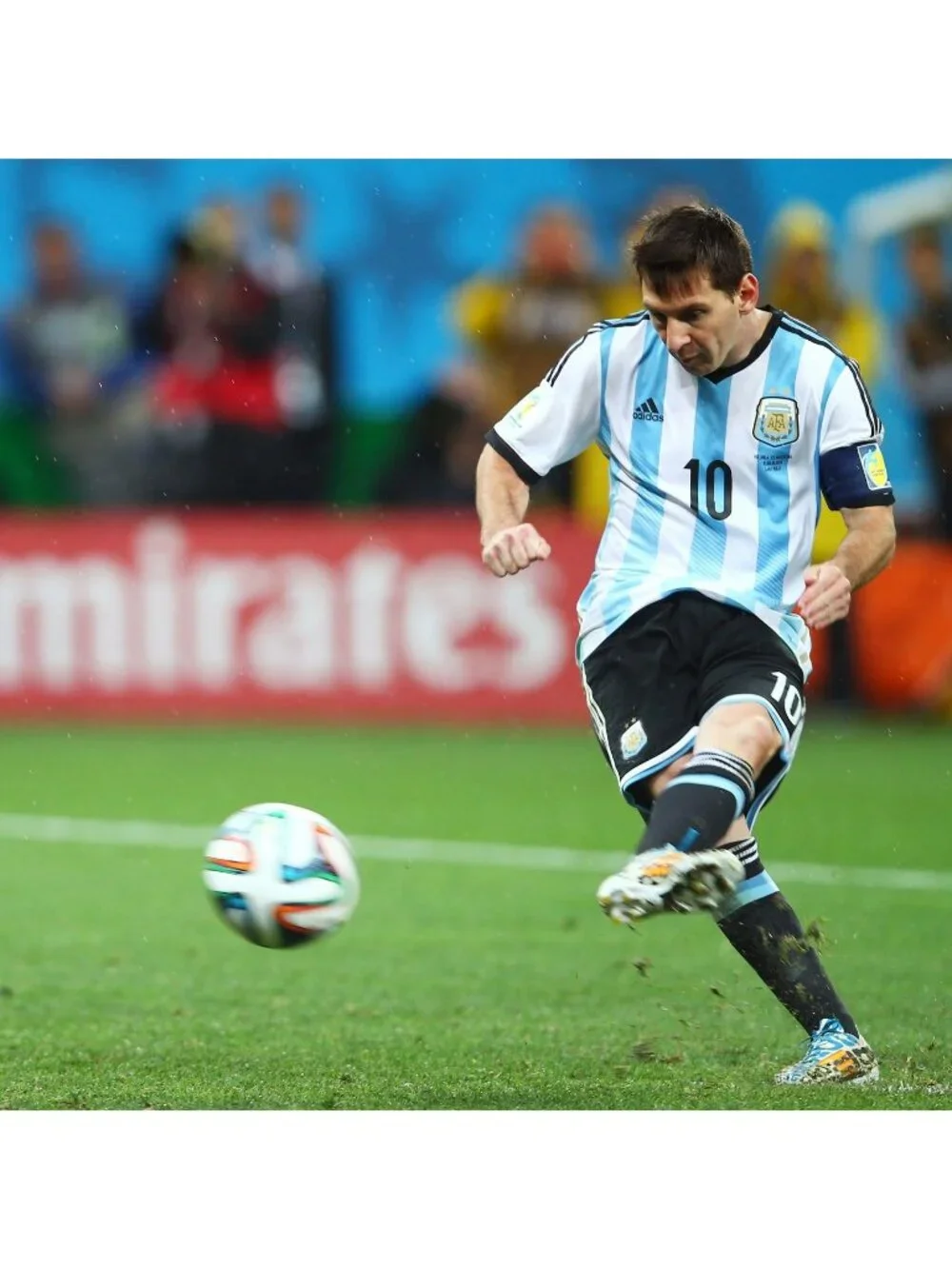 Messi Argentina 2014 WORLD CUP Soccer Jersey BNWT L SKU# G74569
